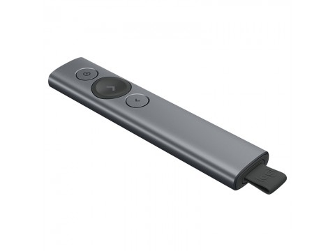Универсальный пульт ДУ Logitech Spotlight Plus (серый) (910-005166) Универсальный пульт ДУ Logitech Spotlight Plus (серый) (910-005166)