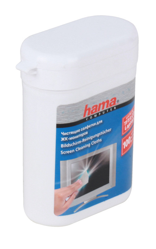 Чистящие влажные салфетки Hama R1084187 (100 шт) Чистящие влажные салфетки Hama R1084187 (100 шт)