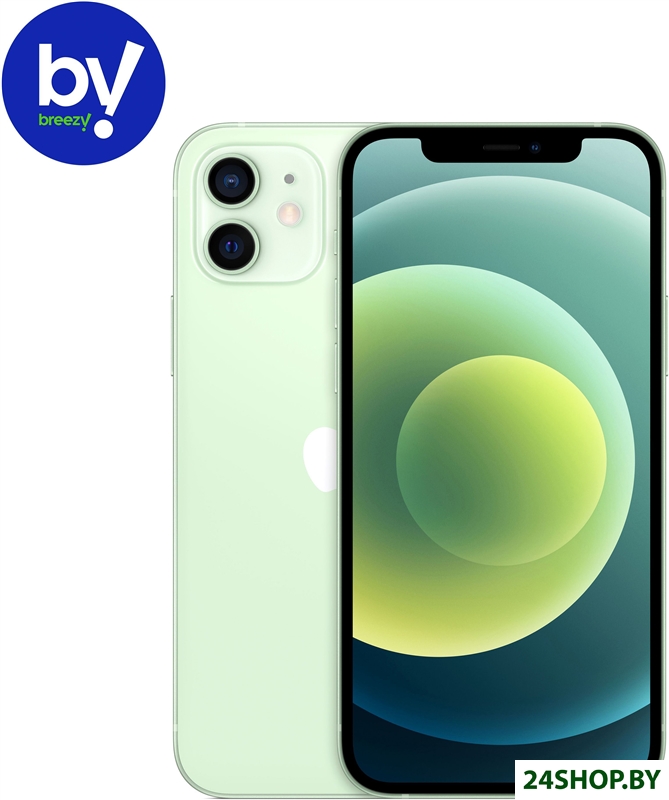 Смартфон Apple iPhone 12 64GB Воcстановленный by Breezy, грейд A+ (зеленый) Смартфон Apple iPhone 12 64GB Воcстановленный by Breezy, грейд A+ (зеленый)