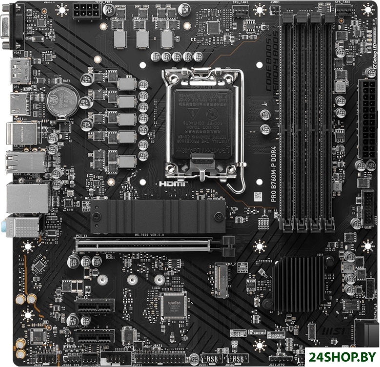 Материнская плата MSI Pro B760M-P DDR4 Материнская плата MSI Pro B760M-P DDR4