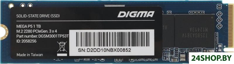 SSD Digma Mega P5 512GB DGSM3001TP53T SSD Digma Mega P5 512GB DGSM3001TP53T