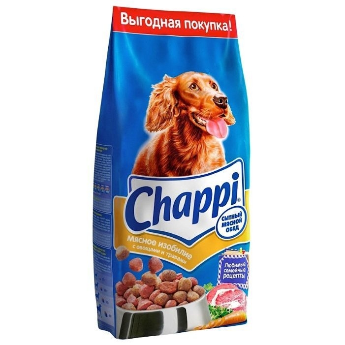Сухой корм для собак Chappi Мясное изобилие с овощами и травами 15 кг Сухой корм для собак Chappi Мясное изобилие с овощами и травами 15 кг
