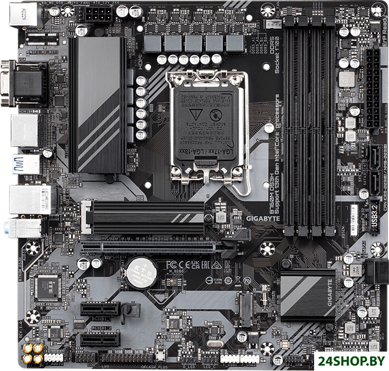 Материнская плата Gigabyte B760M DS3H (rev. 1.0) Материнская плата Gigabyte B760M DS3H (rev. 1.0)