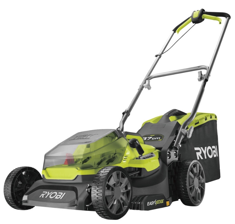 Колёсная газонокосилка Ryobi RY18LM37A-140 (с 1-им АКБ 4 Ah) Колёсная газонокосилка Ryobi RY18LM37A-140 (с 1-им АКБ 4 Ah)