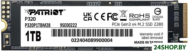 SSD Patriot P320 1TB P320P1TBM28 SSD Patriot P320 1TB P320P1TBM28