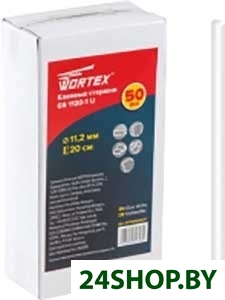 Клеевые стержни Wortex GS11201U0025 (50 шт, прозрачный) Клеевые стержни Wortex GS11201U0025 (50 шт, прозрачный)