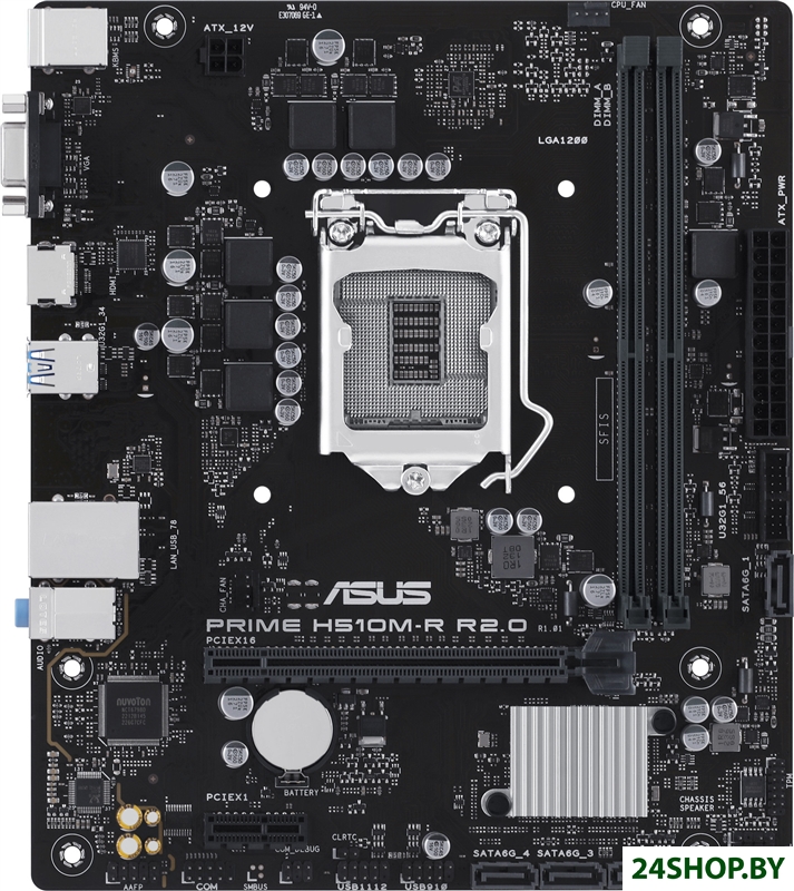 Материнская плата ASUS PRIME H510M-R R2.0-SI Материнская плата ASUS PRIME H510M-R R2.0-SI