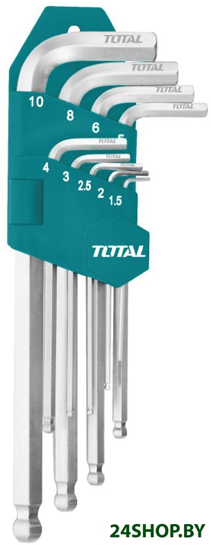 Набор ключей Total THT106292 (9 предметов) Набор ключей Total THT106292 (9 предметов)