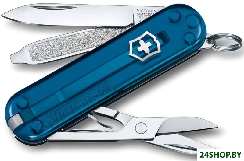 Мультитул Victorinox Classic SD Transparent (темно-синий) Мультитул Victorinox Classic SD Transparent (темно-синий)