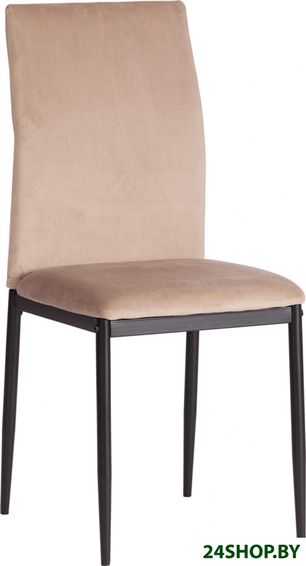 Стул TetChair Capri металл/вельвет (бежевый/ножки черные) Стул TetChair Capri металл/вельвет (бежевый/ножки черные)