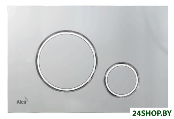 Панель смыва Alcaplast M772 (хром матовый/хром глянцевый) Панель смыва Alcaplast M772 (хром матовый/хром глянцевый)
