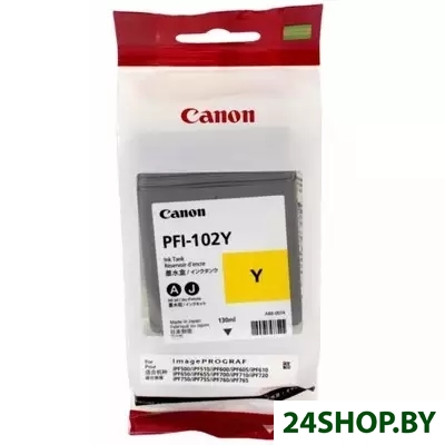 Картридж струйный Canon PFI-102 Y (0898B001) Картридж струйный Canon PFI-102 Y (0898B001)