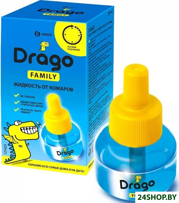 Жидкость для фумигатора Grass Drago NS-0001 30 мл Жидкость для фумигатора Grass Drago NS-0001 30 мл