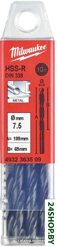 Набор сверл Milwaukee 4932363509 (10 предметов) Набор сверл Milwaukee 4932363509 (10 предметов)