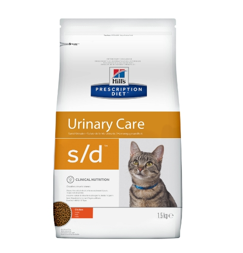 Сухой корм для кошек Hill's Prescription Diet s/d Urinary Care 1.5 кг Сухой корм для кошек Hill's Prescription Diet s/d Urinary Care 1.5 кг