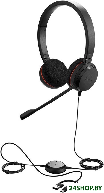 Офисная гарнитура Jabra Evolve 20 MS Stereo USB-C/A Офисная гарнитура Jabra Evolve 20 MS Stereo USB-C/A