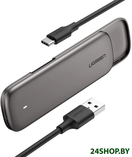 Бокс для жесткого диска Ugreen CM238 60355 (серый) Бокс для жесткого диска Ugreen CM238 60355 (серый)