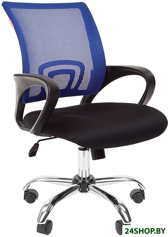 Кресло CHAIRMAN 696 Chrome (черный/синий) Кресло CHAIRMAN 696 Chrome (черный/синий)