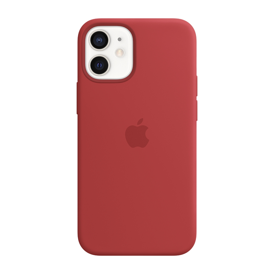 Чехол Apple MagSafe Silicone Case для iPhone 12 mini (красный) Чехол Apple MagSafe Silicone Case для iPhone 12 mini (красный)