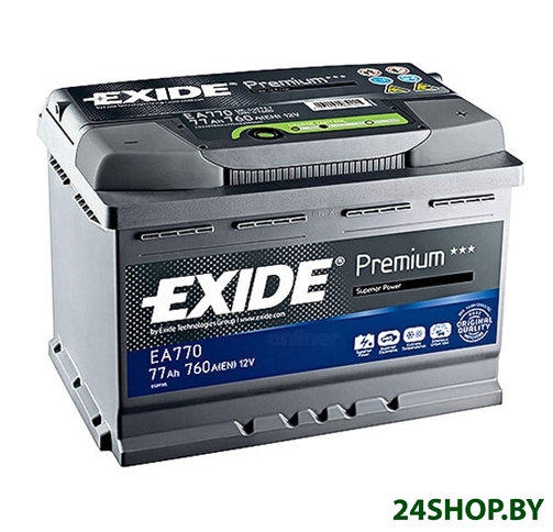 Автомобильный аккумулятор Exide Premium EA852 (85 А/ч) Автомобильный аккумулятор Exide Premium EA852 (85 А/ч)