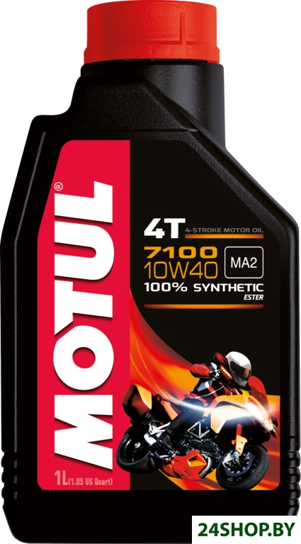 Моторное масло Motul 7100 4T 10W-40 1л Моторное масло Motul 7100 4T 10W-40 1л