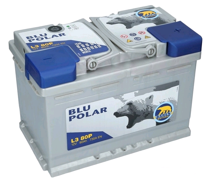 Автомобильный аккумулятор BAREN Polar Blu 7905630 (80 А·ч) Автомобильный аккумулятор BAREN Polar Blu 7905630 (80 А·ч)