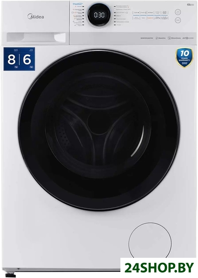 Стирально-сушильная машина Midea Lunar MF200D80WBS/W-RU Стирально-сушильная машина Midea Lunar MF200D80WBS/W-RU
