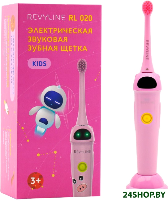 Электрическая зубная щетка Revyline RL 020 Kids (розовый) Электрическая зубная щетка Revyline RL 020 Kids (розовый)