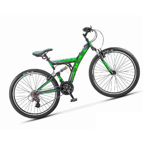 Велосипед STELS FOCUS MD 26 21-SP V010 (зеленый) Велосипед STELS FOCUS MD 26 21-SP V010 (зеленый)