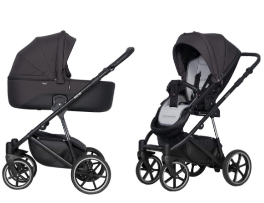 Универсальная коляска RIKO Side (3 в 1, 05 anthracite) Универсальная коляска RIKO Side (3 в 1, 05 anthracite)