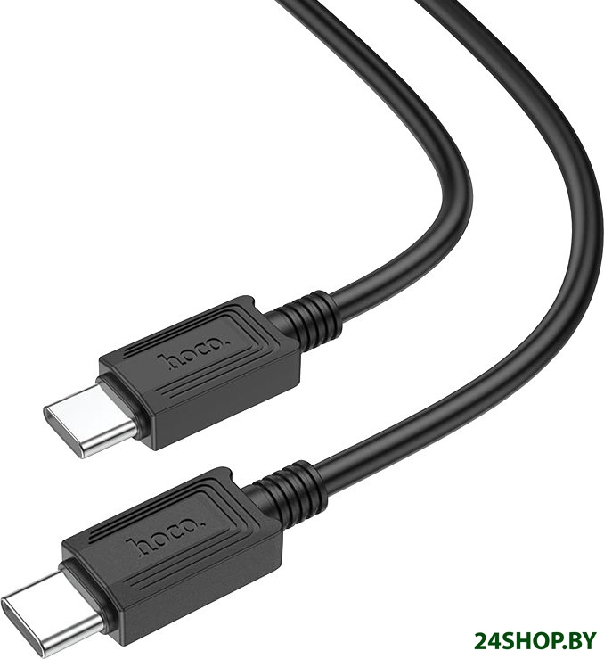 Кабель Hoco X73 USB Type-C - USB Type-C (1 м, черный) Кабель Hoco X73 USB Type-C - USB Type-C (1 м, черный)