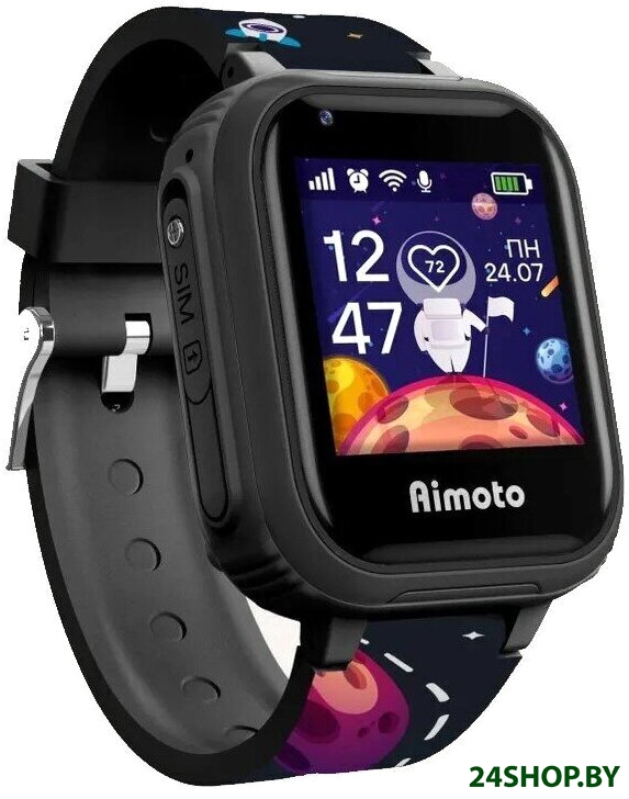 Детские умные часы Aimoto Pro 4G (космос) Детские умные часы Aimoto Pro 4G (космос)