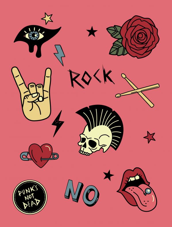 Punk's not dead. Тетрадь общая (А5, 48 л., накидка) Punk's not dead. Тетрадь общая (А5, 48 л., накидка)