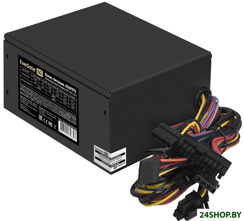 Блок питания ExeGate 450PPX EX221640RUS Блок питания ExeGate 450PPX EX221640RUS
