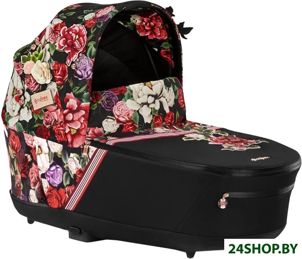 Люлька без шасси Cybex Priam Lux Carrycot IV (spring blossom dark) Люлька без шасси Cybex Priam Lux Carrycot IV (spring blossom dark)