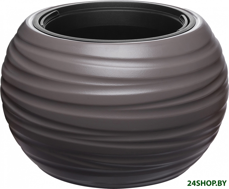 Кашпо Эльфпласт Luna D435 ЕР633 (серо-коричневый) Кашпо Эльфпласт Luna D435 ЕР633 (серо-коричневый)
