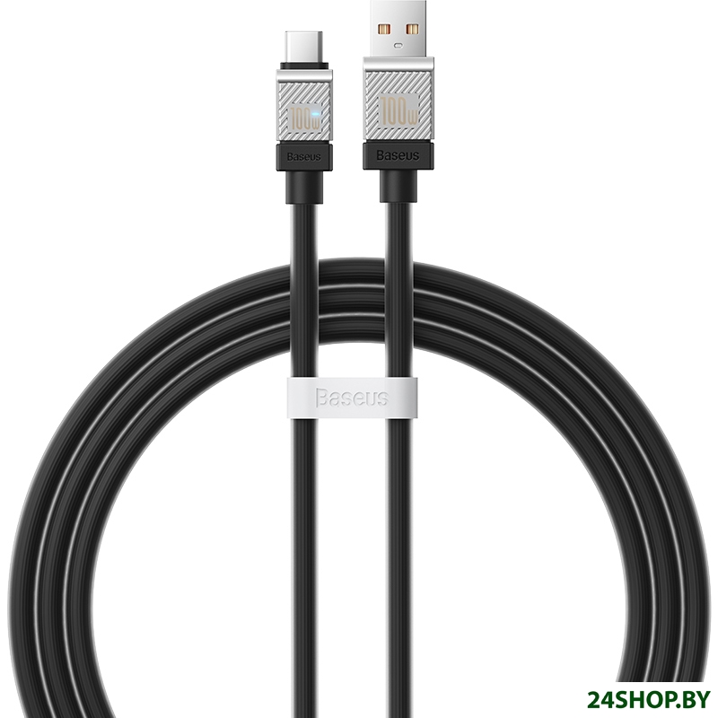 Кабель Baseus CoolPlay Series USB Type-A - USB Type-C (1 м, черный) Кабель Baseus CoolPlay Series USB Type-A - USB Type-C (1 м, черный)