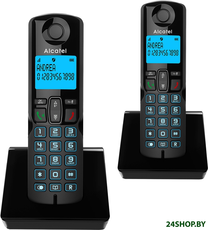 Радиотелефон Alcatel S250 DUO (черный) Радиотелефон Alcatel S250 DUO (черный)