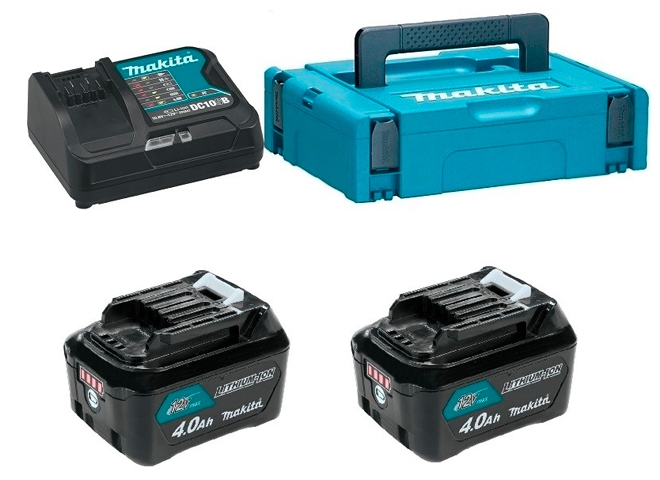 Аккумулятор с зарядным устройством Makita BL1041B + DC10SB (12В/4 Ah + 12В) Аккумулятор с зарядным устройством Makita BL1041B + DC10SB (12В/4 Ah + 12В)