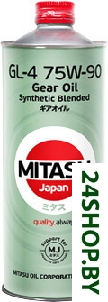 Трансмиссионное масло Mitasu MJ-443 GEAR OIL GL-4 75W-90 Synthetic Blended 1л Трансмиссионное масло Mitasu MJ-443 GEAR OIL GL-4 75W-90 Synthetic Blended 1л
