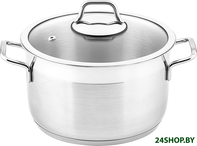 Кастрюля Elan Gallery Гармония вкуса Серебро 120479 Кастрюля Elan Gallery Гармония вкуса Серебро 120479