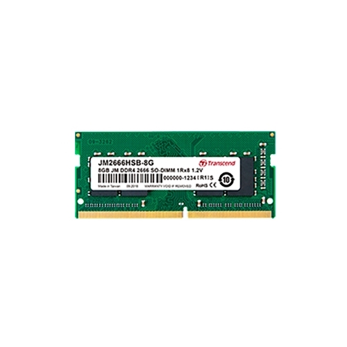 Оперативная память Transcend 8GB DDR4 SODIMM PC4-12800 (JM2666HSB-8G) Оперативная память Transcend 8GB DDR4 SODIMM PC4-12800 (JM2666HSB-8G)