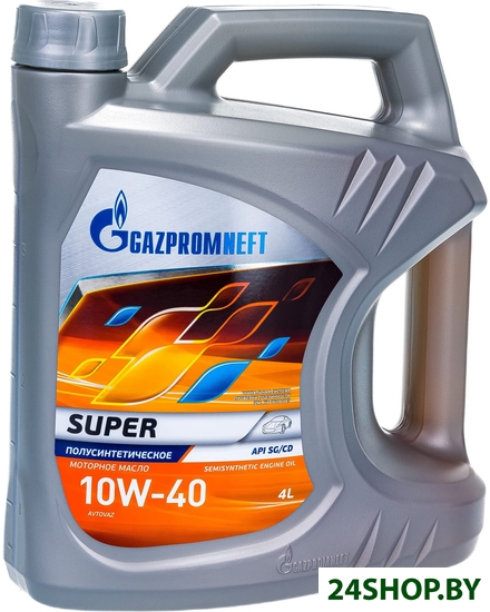 Моторное масло Gazpromneft Super 10W-40 SG/CD 4л Моторное масло Gazpromneft Super 10W-40 SG/CD 4л