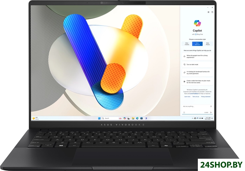 Ноутбук ASUS Vivobook S 14 OLED S5406SA-QD100 Ноутбук ASUS Vivobook S 14 OLED S5406SA-QD100