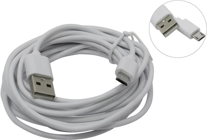 Кабель Defender USB 2.0 micro-B 3м White (87468) Кабель Defender USB 2.0 micro-B 3м White (87468)