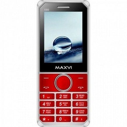 Мобильный телефон MAXVI X300 Red Мобильный телефон MAXVI X300 Red