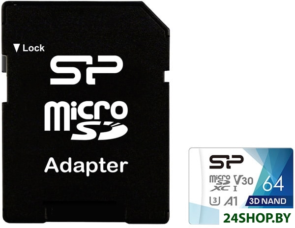 Карта памяти Silicon Power Superior Pro microSDXC SP064GBSTXDU3V20AB 64GB (с адаптером) Карта памяти Silicon Power Superior Pro microSDXC SP064GBSTXDU3V20AB 64GB (с адаптером)