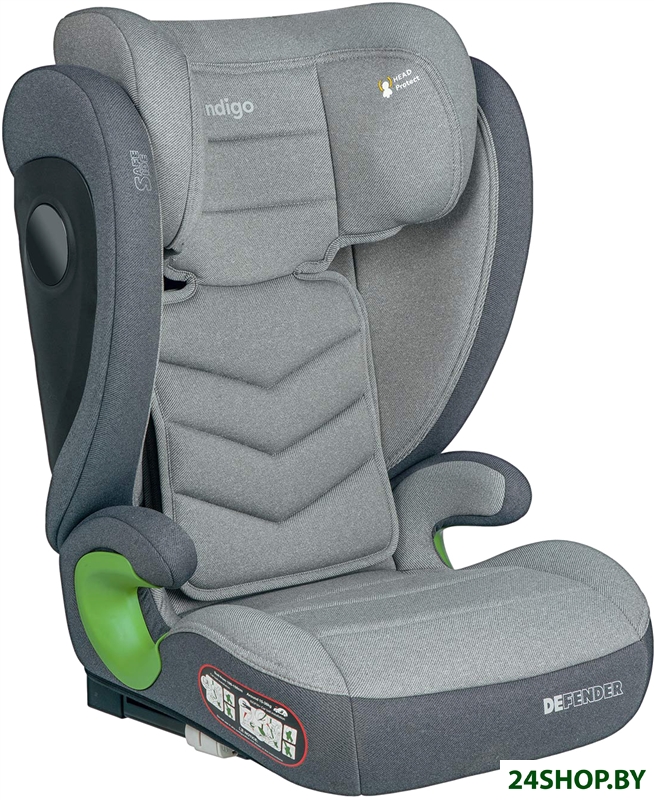 Детское автокресло Indigo Defender I-Size Isofix (светло-серый) Детское автокресло Indigo Defender I-Size Isofix (светло-серый)