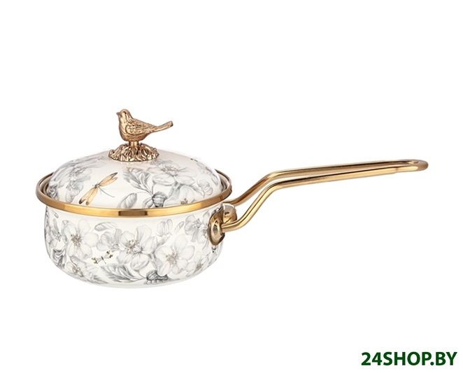 Кастрюля с длинной ручкой Agness Royal Garden 950-520 Кастрюля с длинной ручкой Agness Royal Garden 950-520
