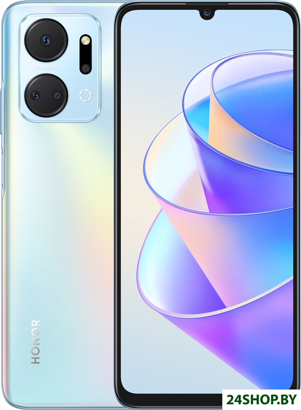 Смартфон HONOR X7a Plus 6GB/128GB международная версия (титановый серебристый) Смартфон HONOR X7a Plus 6GB/128GB международная версия (титановый серебристый)